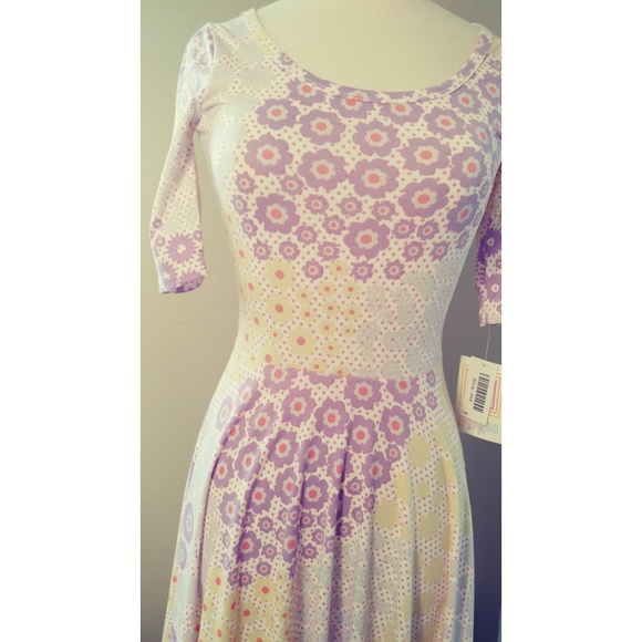 XXS LuLaRoe Nicole Dress - Picture 4 of 7